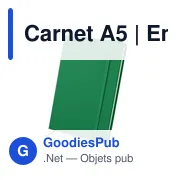 Carnet A5 personnalisable avec logo - Emerentia - Miniature 1