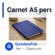 Carnet A5 personnalisable avec logo - Emerentia - Miniature 11