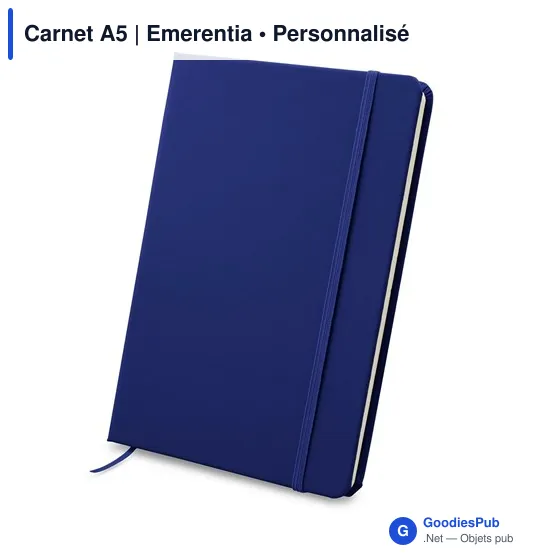 Carnet A5 personnalisable avec logo - Emerentia - Image 9