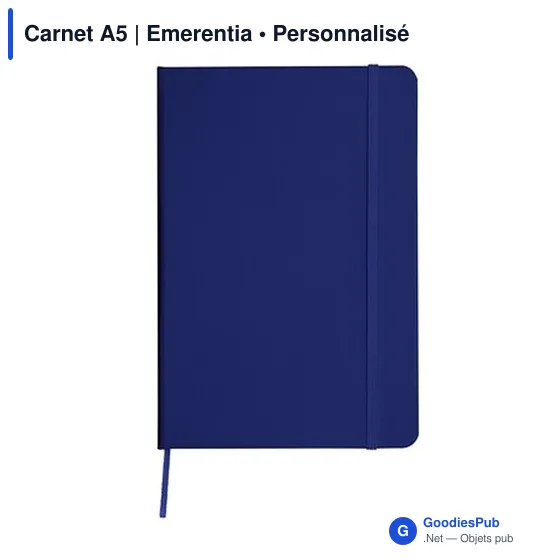 Carnet A5 personnalisable avec logo - Emerentia - Image 10