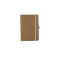 Variante brun - Carnet A5 personnalisable en biodéchets recyclés - Gertrudavec logo