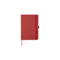 Variante rouge - Carnet A5 personnalisable en biodéchets recyclés - Gertrudavec logo