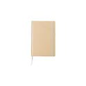 Variante blanc - Carnet A5 personnalisable en carton recyclé avec logo - Gianni