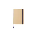 Variante bleu - Carnet A5 personnalisable en carton recyclé avec logo - Gianni