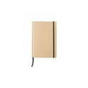 Variante noir - Carnet A5 personnalisable en carton recyclé avec logo - Gianni