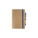 Variante bleu cobalt - Carnet A5 en carton recyclé Theodore