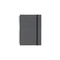 Variante noir - Carnet A5 en cuir recyclé Egon