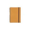 Variante brun - Carnet A5 en cuir recyclé Egon