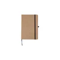 Variante brun - Carnet A5 personnalisable en cuir recyclé avec logo - Gianna