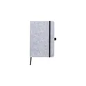 Variante gris - Carnet A5 personnalisable en feutre rPET avec logo - Harper