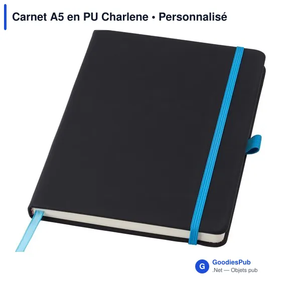 Carnet A5 en PU Charlene - Image 2