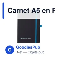 Carnet A5 en PU Charlene - Miniature 11