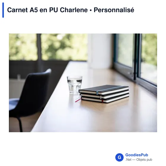 Carnet A5 en PU Charlene - Image 12