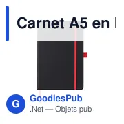 Carnet A5 en PU Charlene - Miniature 7