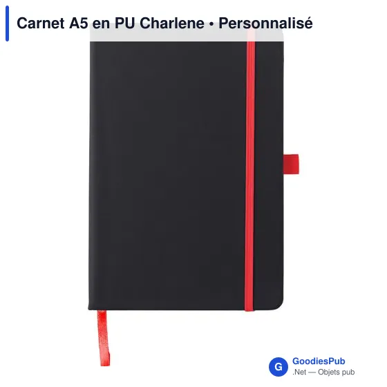 Carnet A5 en PU Charlene - Image 7