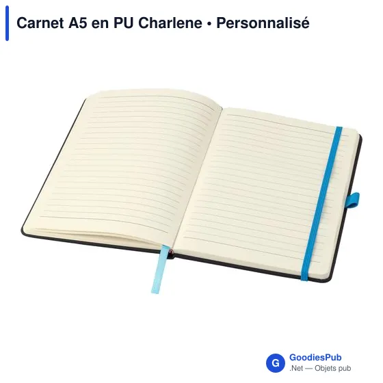 Carnet A5 en PU Charlene - Image 9