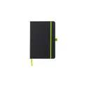 Variante vert citron - Carnet A5 en PU Charlene