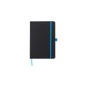 Variante bleu clair - Carnet A5 en PU Charlene