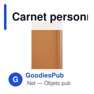 Carnet personnalisable A5 en PU et papier FSC avec logo - 12 coloris - Miniature 12