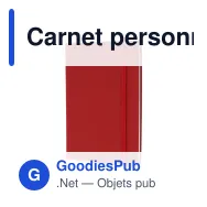 Carnet personnalisable A5 en PU et papier FSC avec logo - 12 coloris - Miniature 10