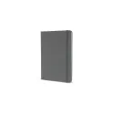 Variante Gris clair - Carnet personnalisable A5 en PU et papier FSC avec logo - 12 coloris