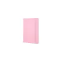 Variante Rose pastel - Carnet personnalisable A5 en PU et papier FSC avec logo - 12 coloris