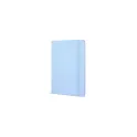 Variante Bleu pastel - Carnet personnalisable A5 en PU et papier FSC avec logo - 12 coloris