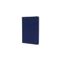 Variante Bleu foncé - Carnet personnalisable A5 en PU et papier FSC avec logo - 12 coloris