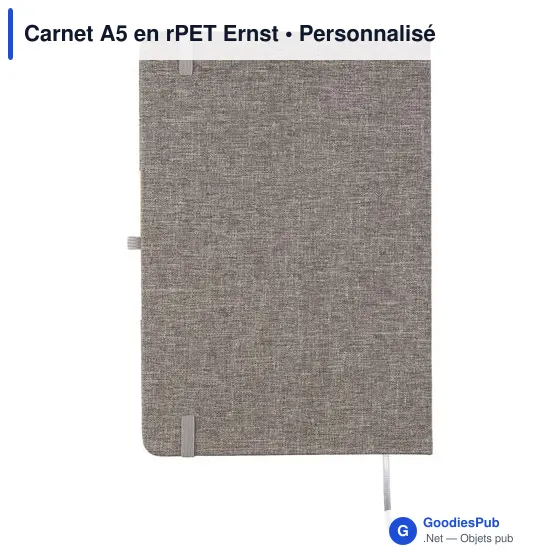 Carnet A5 en rPET Ernst - Image 11