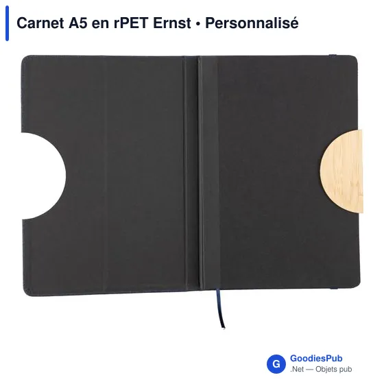 Carnet A5 en rPET Ernst - Image 3