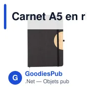 Carnet A5 en rPET Ernst - Miniature 9
