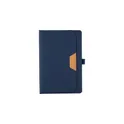 Variante bleu - Carnet A5 personnalisable en rPET Thorsten avec logo