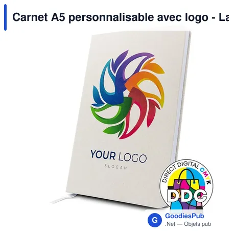 Carnet A5 personnalisable avec logo - Lars