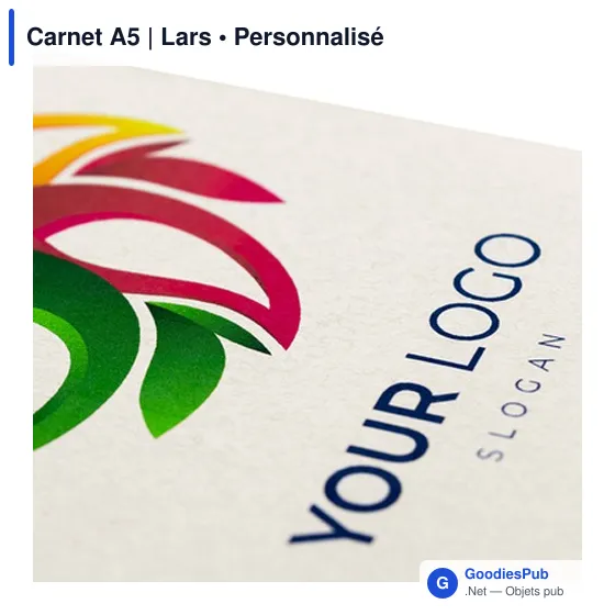 Carnet A5 personnalisable avec logo - Lars - Image 7