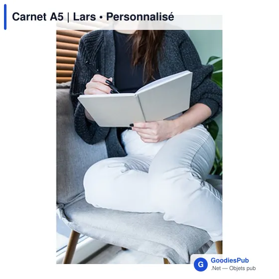 Carnet A5 personnalisable avec logo - Lars - Image 9