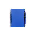 Variante bleu - Carnet A6 à spirale personnalisable avec logo - Kimora