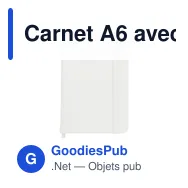 Carnet A6 avec couverture PU Dita - Miniature 11