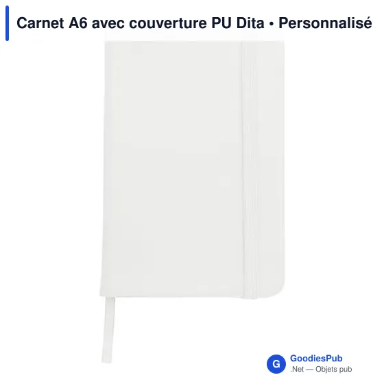 Carnet A6 avec couverture PU Dita - Image 11