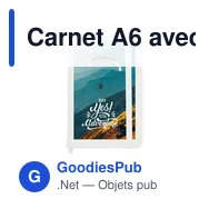 Carnet A6 avec couverture PU Dita - Miniature 12