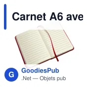 Carnet A6 avec couverture PU Dita - Miniature 3