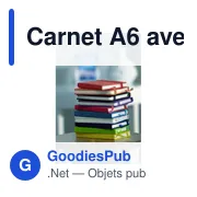 Carnet A6 avec couverture PU Dita - Miniature 5