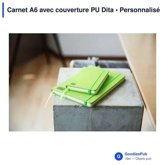 Carnet A6 avec couverture PU Dita - Image 7