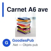 Carnet A6 avec couverture PU Dita - Miniature 8