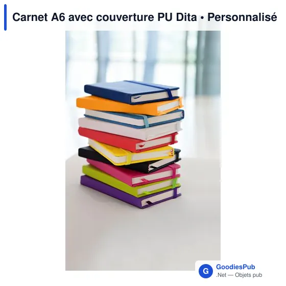 Carnet A6 avec couverture PU Dita - Image 8
