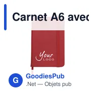 Carnet A6 avec couverture PU Dita - Miniature 10