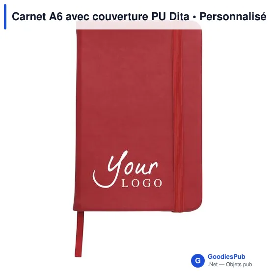 Carnet A6 avec couverture PU Dita - Image 10
