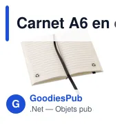 Carnet A6 personnalisable en carton recyclé avec logo - Bohdi - Miniature 3