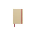 Variante rouge - Carnet A6 en matériau recyclé John