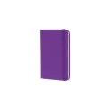Variante Violet - Carnet personnalisable A6 en PU et papier FSC avec logo - Format poche