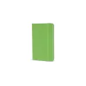 Variante Vert clair - Carnet personnalisable A6 en PU et papier FSC avec logo - Format poche